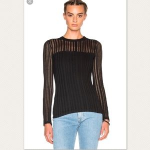 T by alexander wang jacquard ladder shirt.